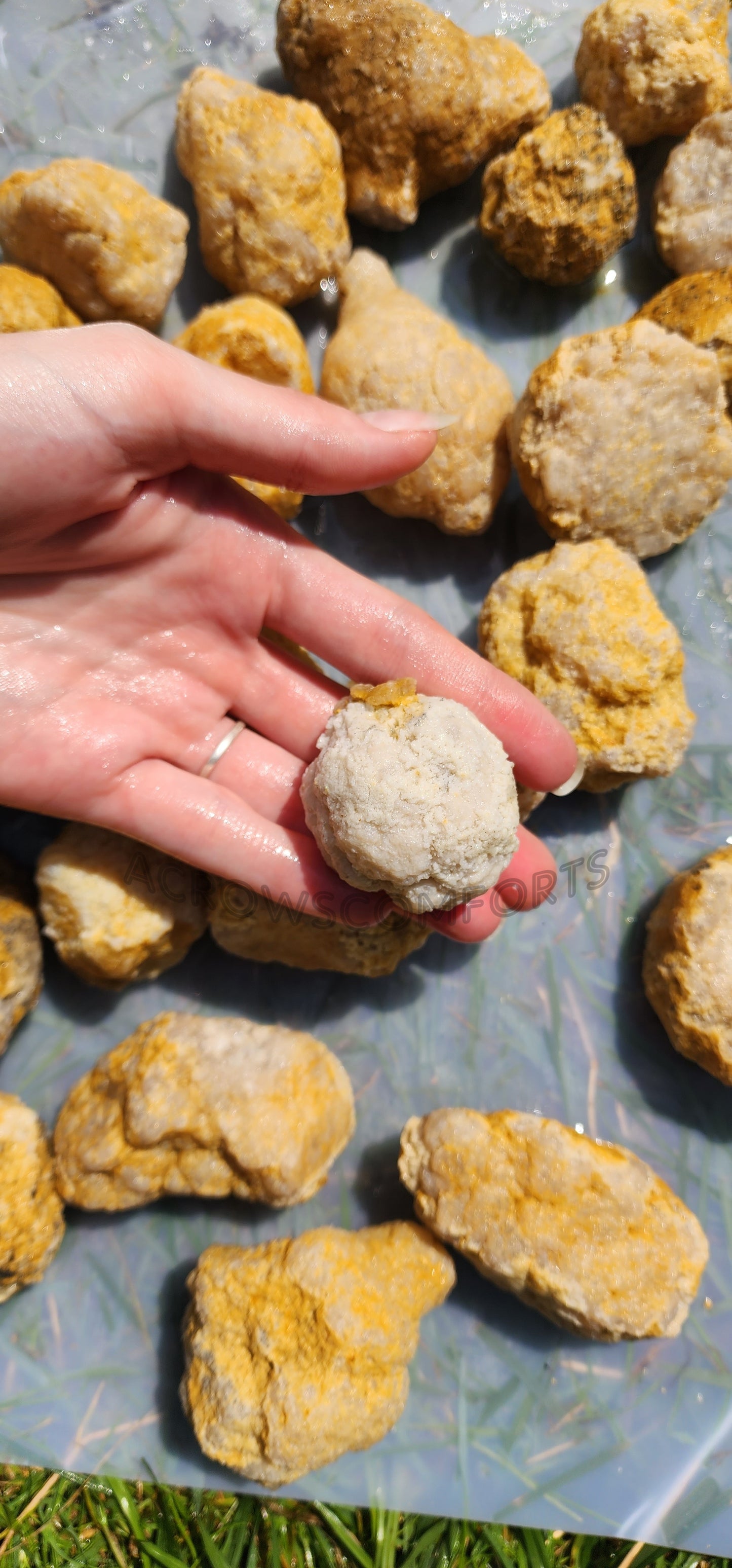 Break-Your-Own Crystal Geodes