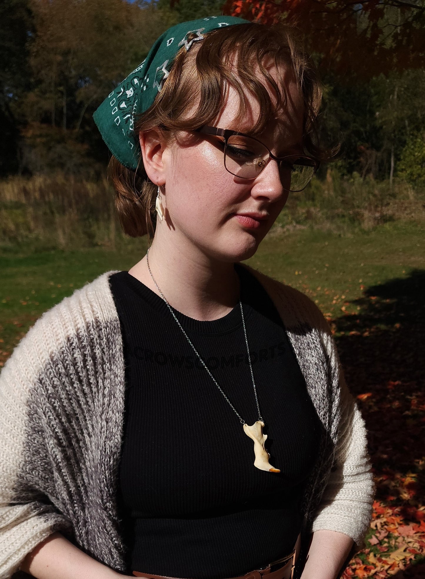 Porcupine Jaw Necklace