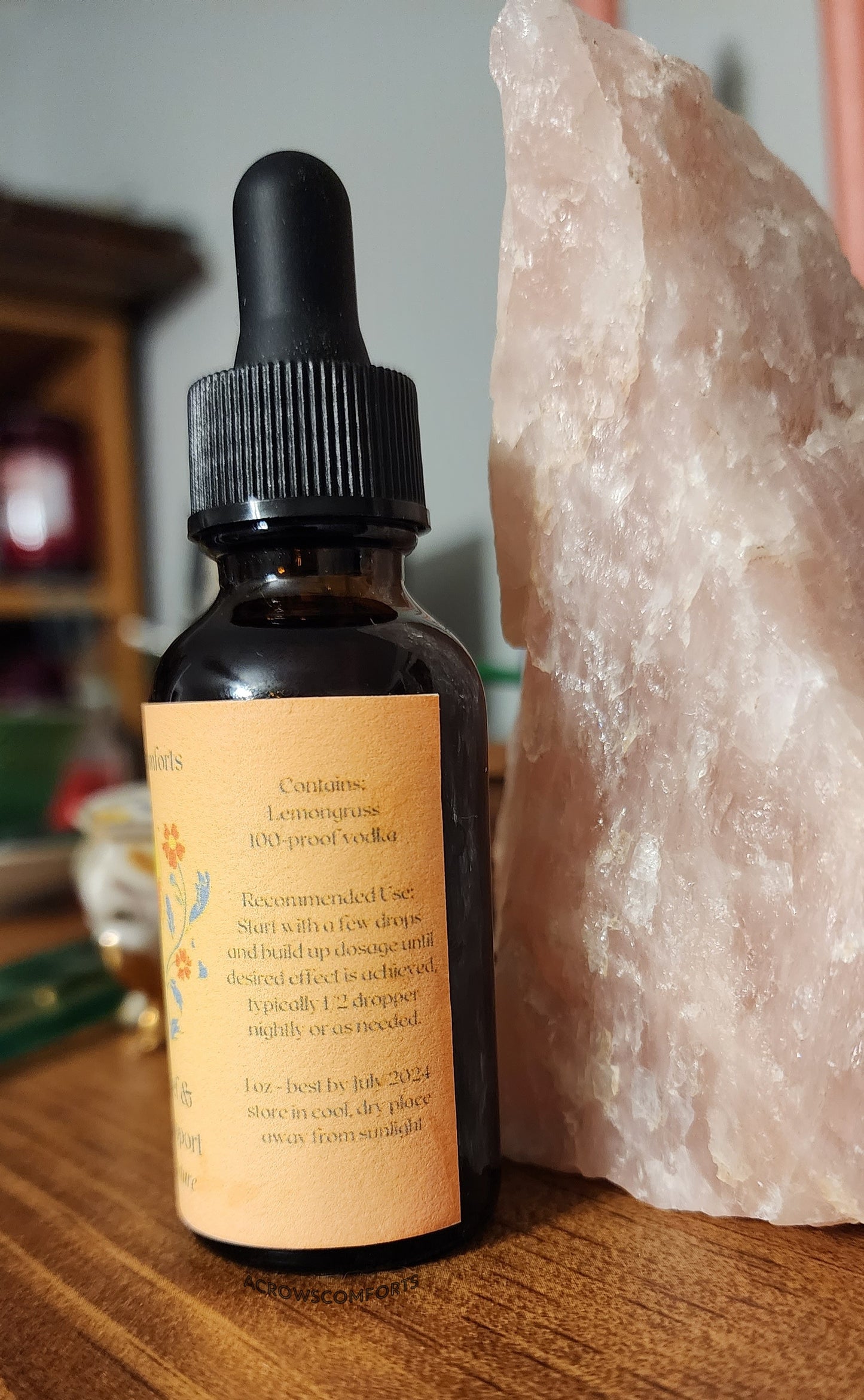 Lemongrass Herbal Tincture for Pain Relief & System Support