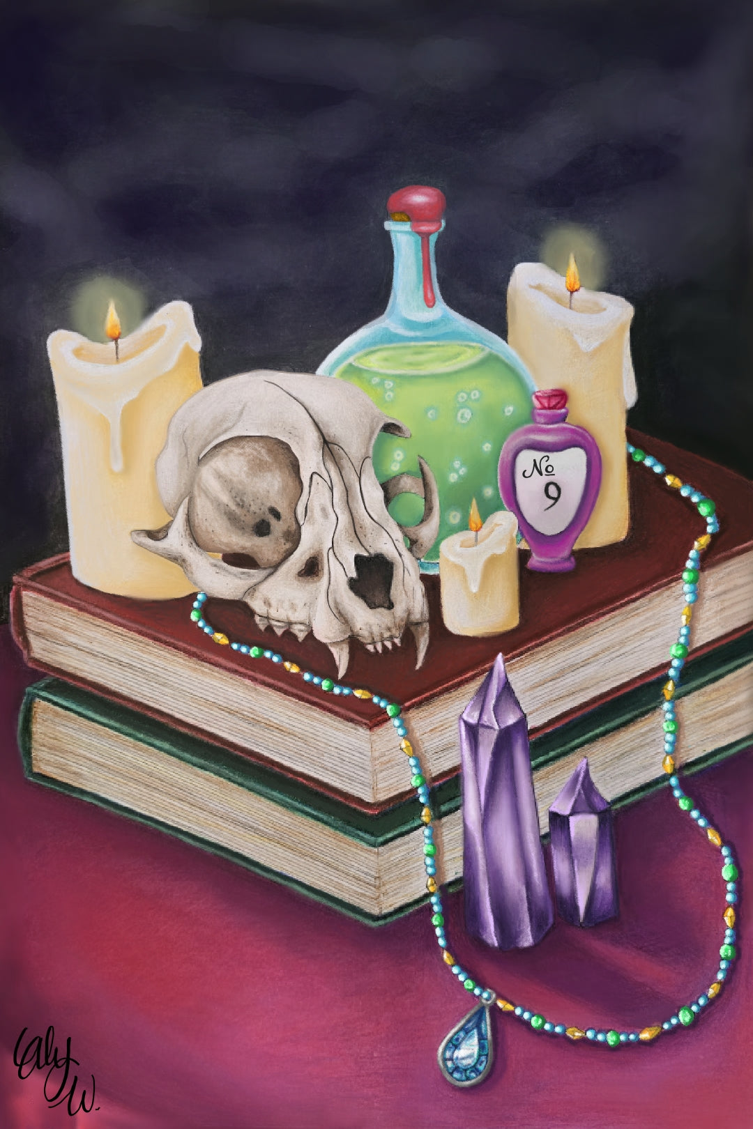 'A Witch's Altar' Print
