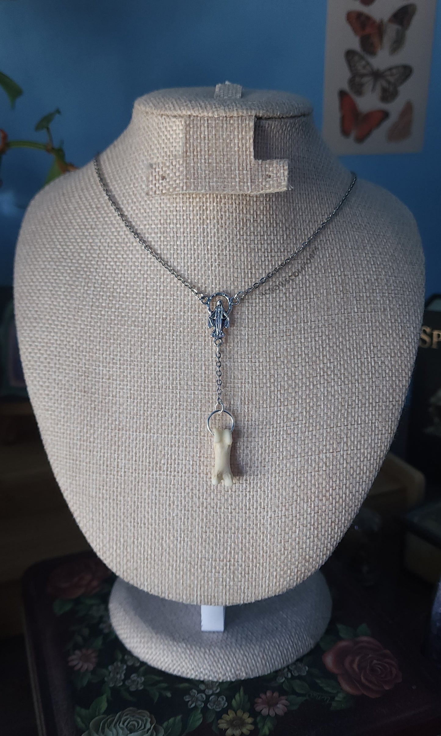 Coyote Toe Rosary Necklace