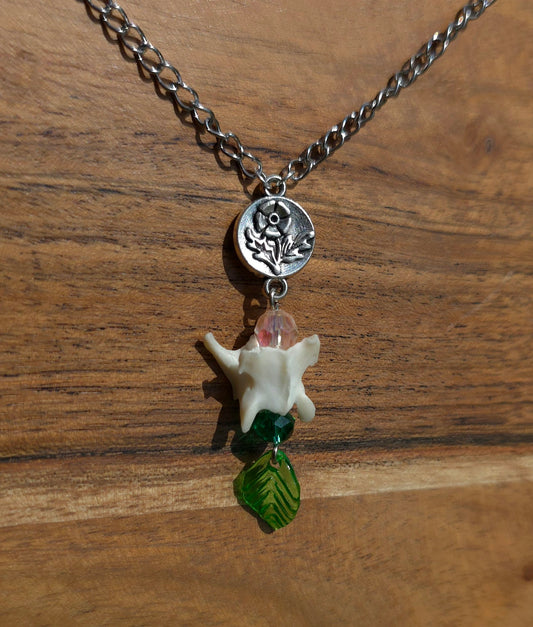 Leafy Mink Necklace